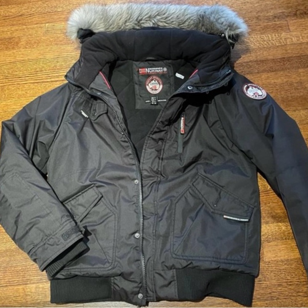 Men’s size S - Geographical Norway hooded winter jacket